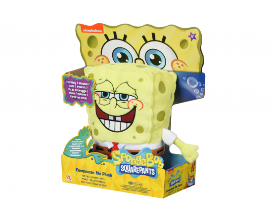 Sponge Bob Exsqueeze Me Plush SpongeBob Fart із звуком, зображення 5 в Києві, Україні