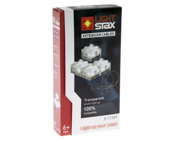 LIGHT STAX Кабель Expansion в комплекті з 4-ма LED элементами 2х2 Transparent LS-S11101 в Києві, Україні