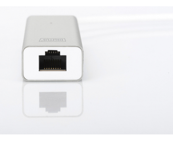 Digitus 3-разъемный хаб USB 3.0 и сетевой адаптер Gigabit, изображение 3 в Киеве, Украине