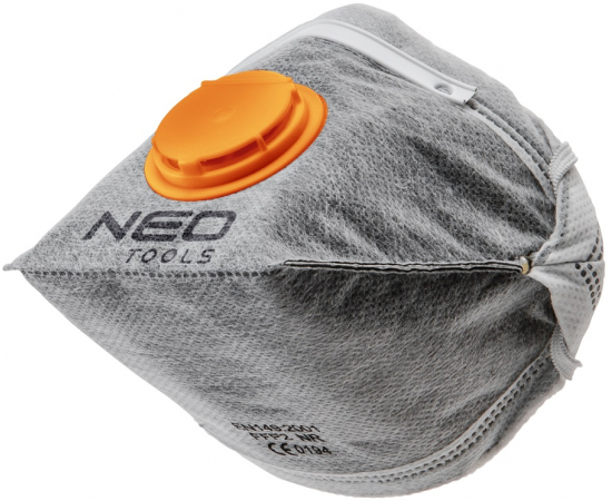 Neo Tools 97-311 Пылезащитная полумаска складная, с активированным углем FFP1, с клапаном, 3 шт в Киеве, Украине