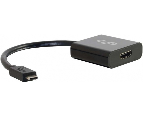 C2G Адаптер USB-C на HDMI чорний, зображення 2 в Києві, Україні