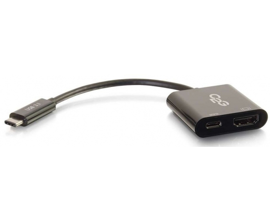 C2G Адаптер USB-C на HDMI USB-C з зарядкою чорний, зображення 4 в Києві, Україні