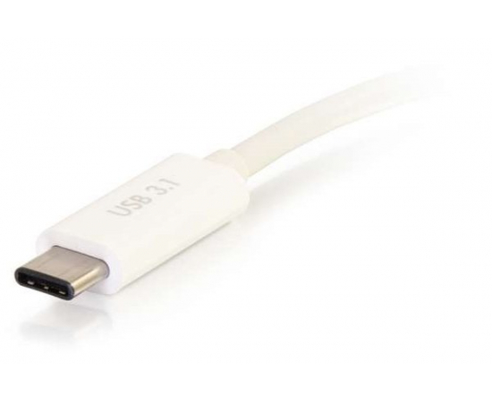 C2G Адаптер USB-C на HDMI USB-C з зарядкою білий, зображення 4 в Києві, Україні