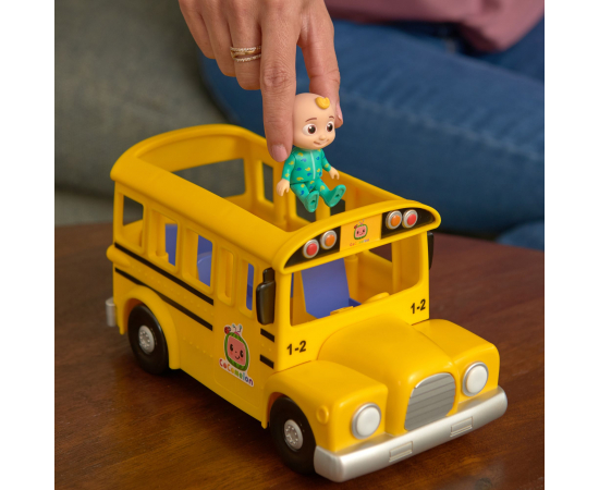 CoComelon Ігровий набір Feature Vehicle Жовтий Шкільний Автобус зі звуком, зображення 23 в Києві, Україні