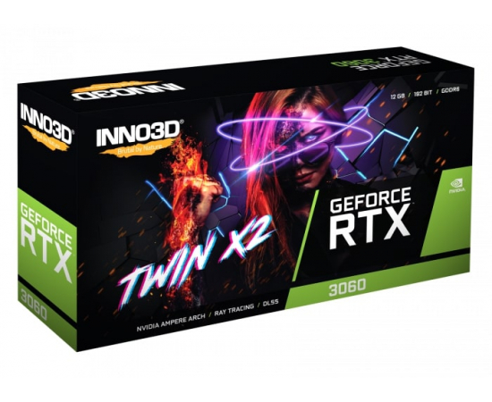Inno3d Видеокарта GeForce RTX3060 12Gb GDDR6 Twin X2, изображение 3 в Киеве, Украине