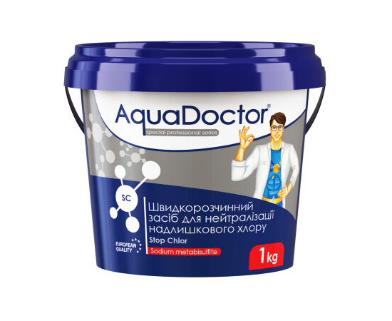 AquaDoctor SC Stop Chlor - 1 кг., зображення 2 в Києві, Україні