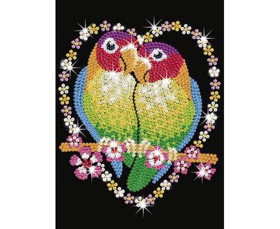 Sequin Art Набір для творчості BLUE Love Birds, зображення 2 в Києві, Україні
