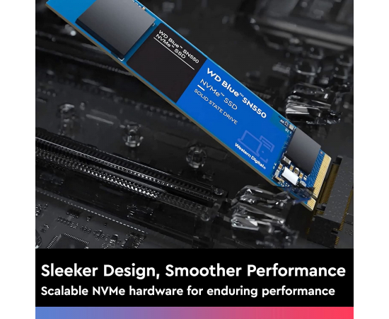 WD Твердотільний накопичувач SSD M.2 NVMe PCIe 3.0 4x 2TB SN550 Blue 2280, зображення 3 в Києві, Україні