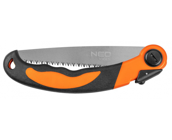 Neo Tools 63-120  Пила Bushcraft, 43см, складана, два положення фіксації, гумова ручка, сталь SK4, твердість HRC66, три ряди зубів, зображення 2 в Києві, Україні