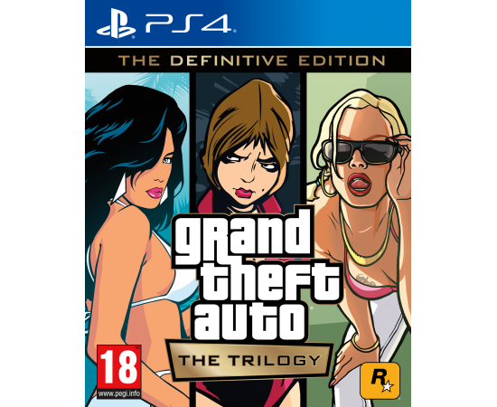 Games Software Grand Theft Auto: The Trilogy – The Definitive Edition [Blu-Ray диск] (PS4) в Киеве, Украине