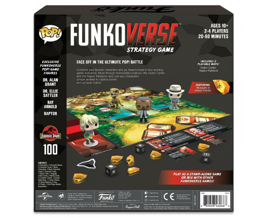 Funko Настольная игра POP! Funkoverse: Jurassic Park 100 Base 46066, изображение 3 в Киеве, Украине