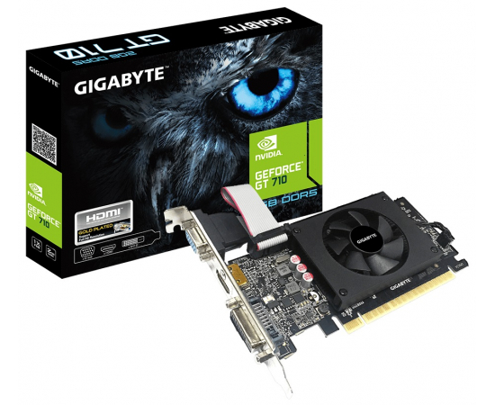 Gigabyte GeForce GT710 2GB GDDR5 64bit low profile, зображення 5 в Києві, Україні