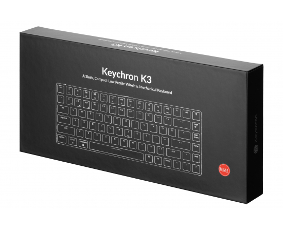 Keychron K3 84 Key Low Profile Gateron White LED Red, зображення 5 в Києві, Україні