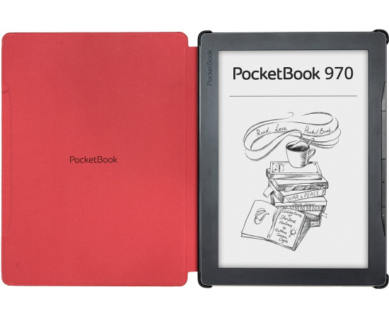 PocketBook Чохол Origami 970 Shell series, red, зображення 2 в Києві, Україні