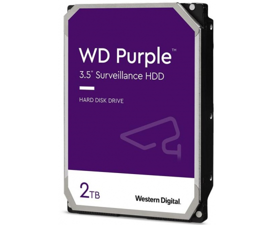 WD Жесткий диск 3.5" SATA 3.0 2TB 256MB Purple Surveillance в Киеве, Украине