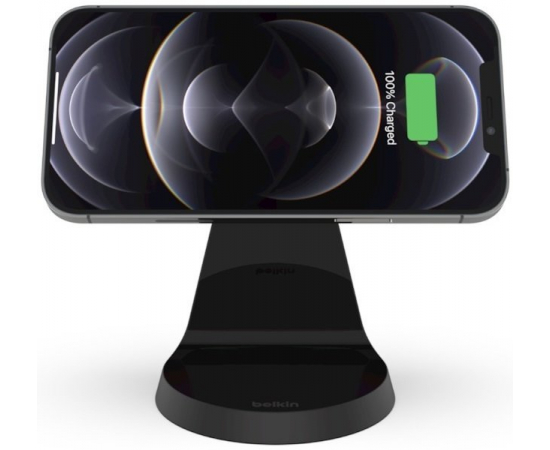 Belkin Бездротовий зарядний пристрій MagSafe iPhone Wireless Charger, без ЗУ, black, зображення 7 в Києві, Україні