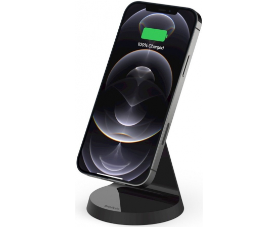Belkin Бездротовий зарядний пристрій MagSafe iPhone Wireless Charger, без ЗУ, black, зображення 2 в Києві, Україні