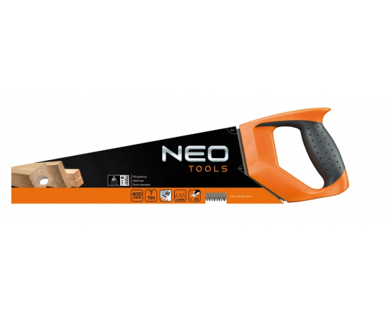 Neo Tools 41-011 Пилка по дереву, 400 мм, 7TPI, PTFE, зображення 2 в Києві, Україні