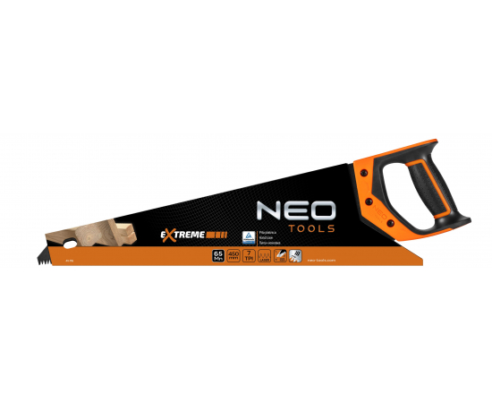 Neo Tools Ножовка по дереву, Extreme, 450 мм, 7TPI, PTFE, изображение 4 в Киеве, Украине