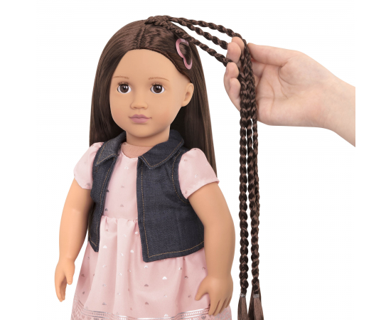 Our Generation Кукла Кейлин (46 см) с растущими волосами, брюнетка, изображение 4 в Киеве, Украине